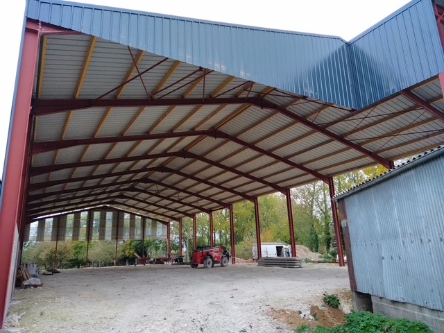 Batiment sur mesure en construction